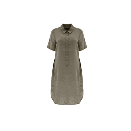 120%lino robe vert