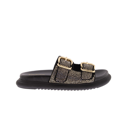 Tosca Blu thong slippers black