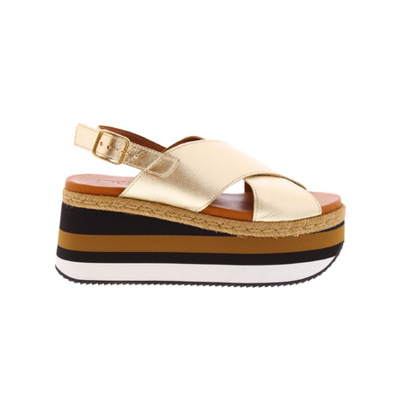 Sweet Lemon sandals gold