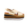 Sweet Lemon sandals gold 1