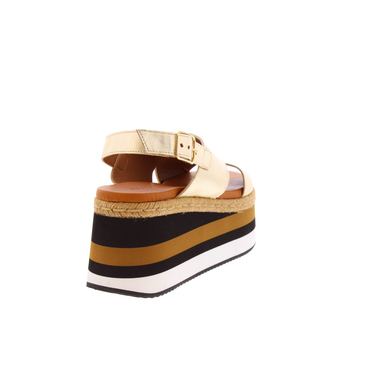 Sweet Lemon sandals gold 4