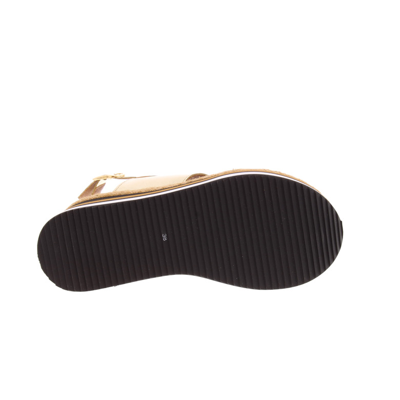 Sweet Lemon sandals gold 5