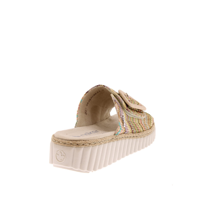 Rieker thong slippers multicolor 4