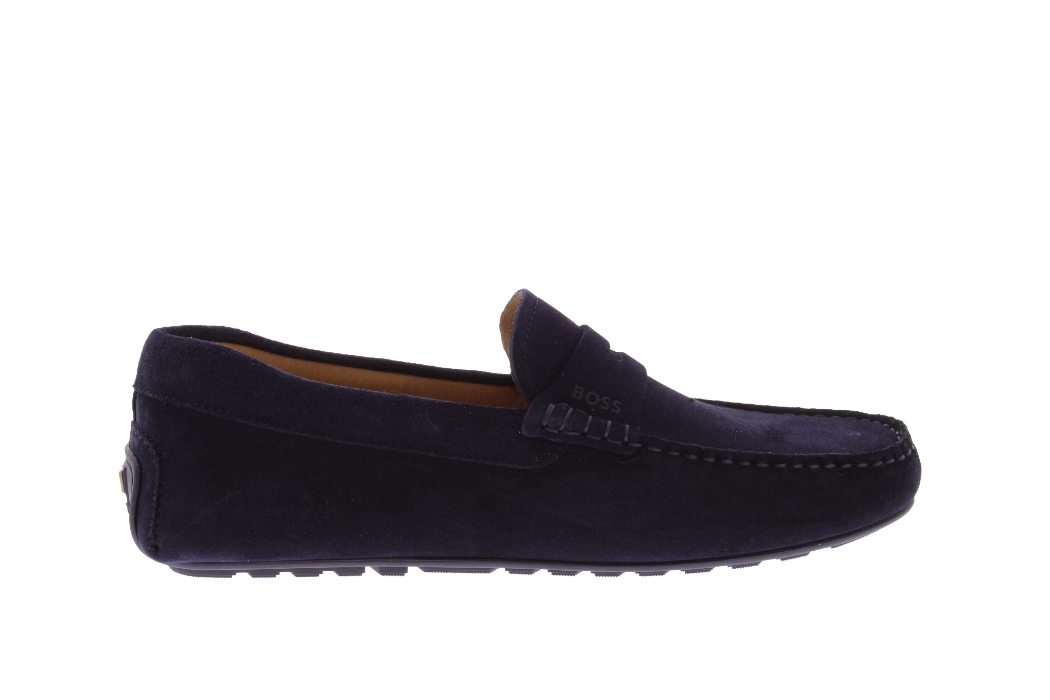 Leather Moccasins Hugo Boss Mens Suede Loafers Moccasins - Main Image