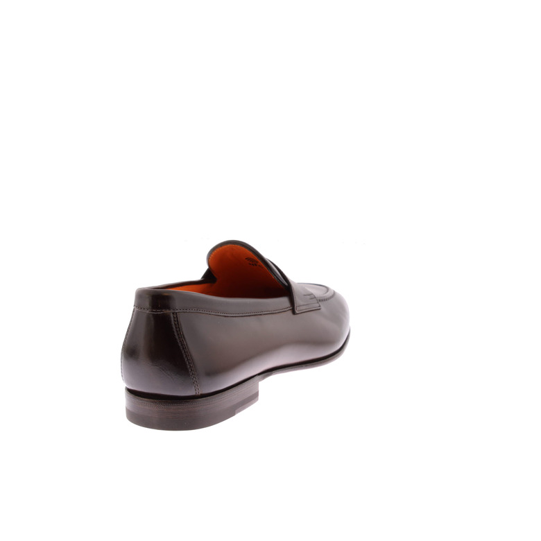 Santoni mokassins & halbschuhe braun 4