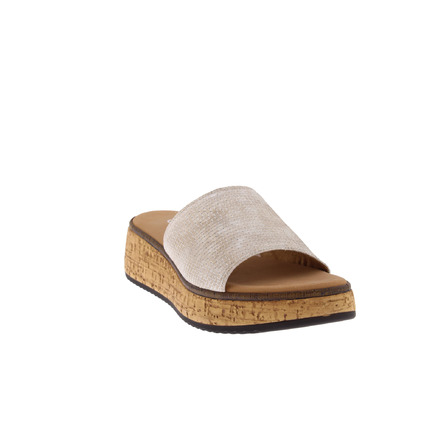 Gabor thong slippers gold