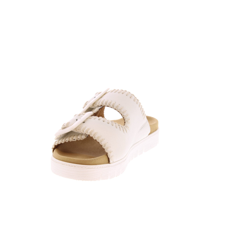 Gabor thong slippers ecru 3