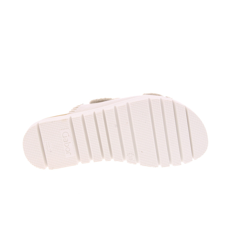 Gabor thong slippers ecru 5