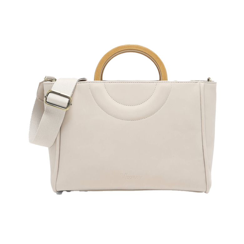Woomen Vegan handbag ecru