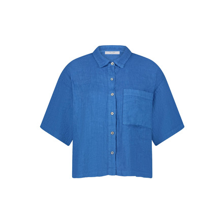 By-bar blouse blauw