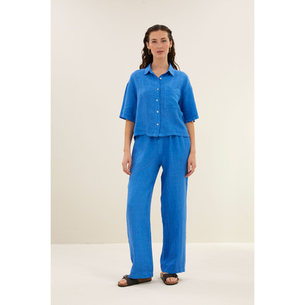 By-bar blouse blauw