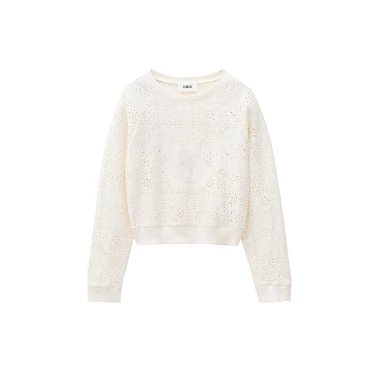 Ba&sh sweater ecru 1