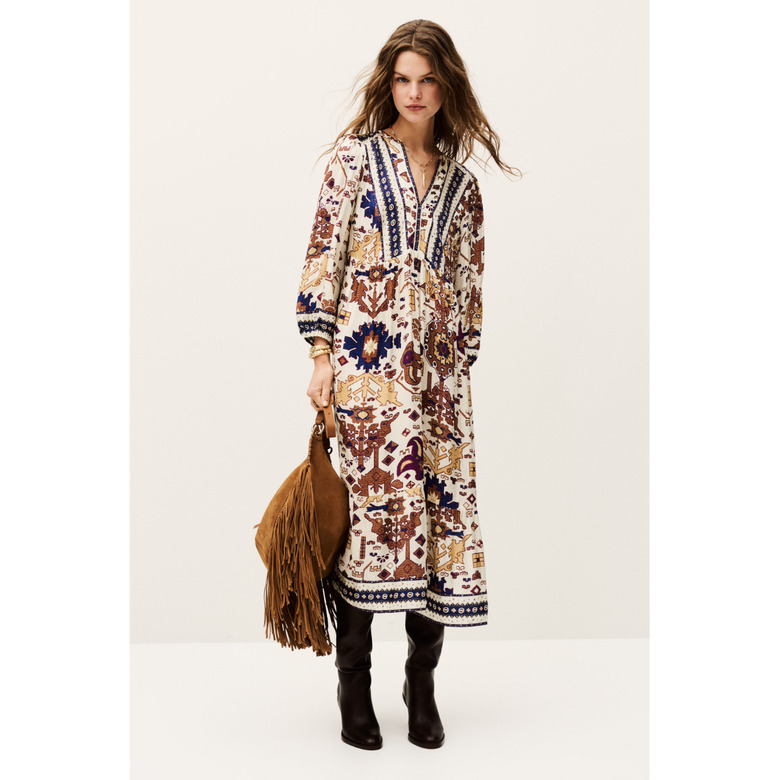 Ba&sh jurk multi color 2