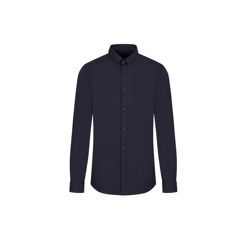 Armani Exchange chemise bleu