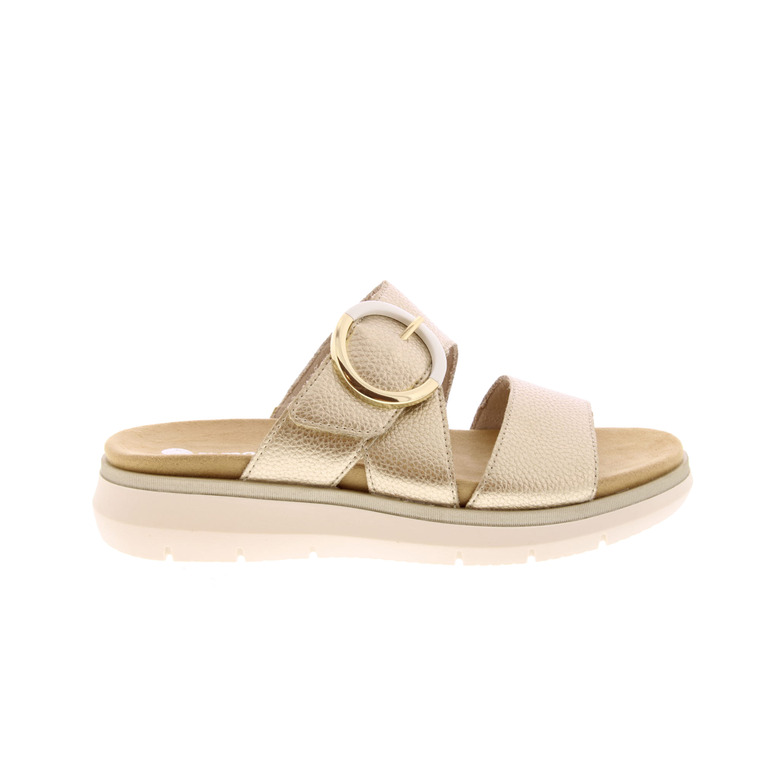 Remonte thong slippers gold