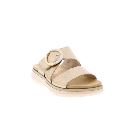 Remonte thong slippers gold