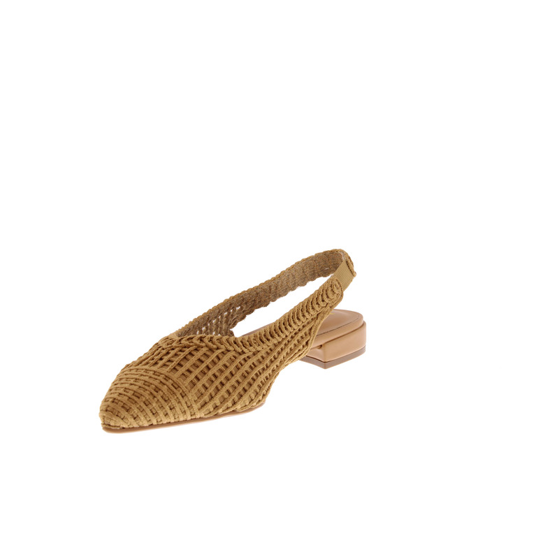 Valentina slingbacks camel 3