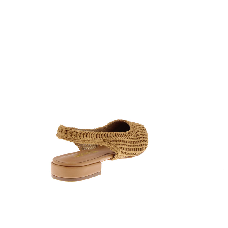 Valentina slingbacks camel 4