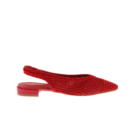 Valentina slingbacks red