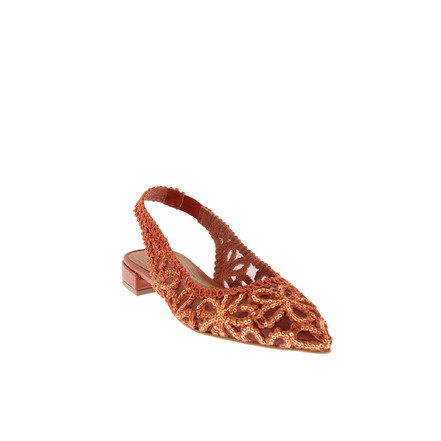 Valentina slingbacks orange