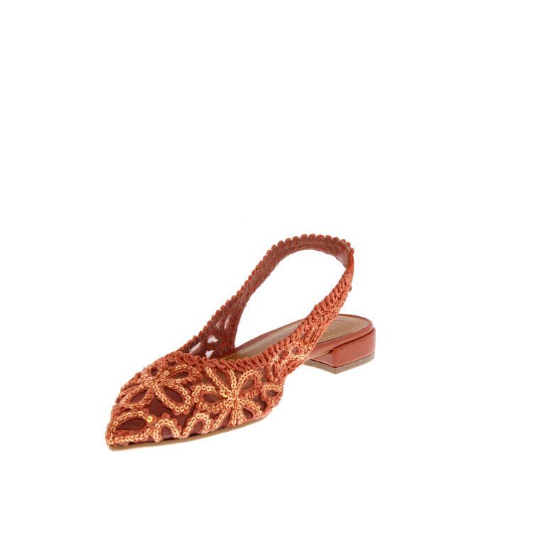 Valentina slingbacks orange 3