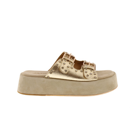 Janet & Janet thong slippers gold