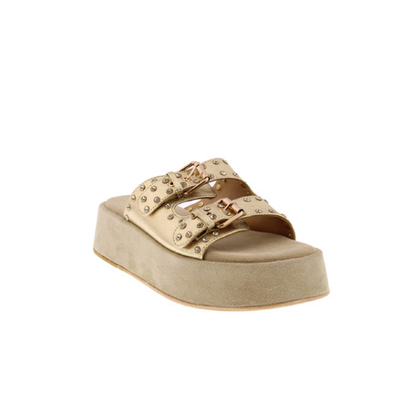 Janet & Janet thong slippers gold