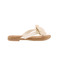 Lazamani thong slippers ecru 1