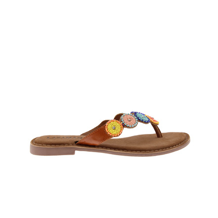 Lazamani thong slippers multicolor