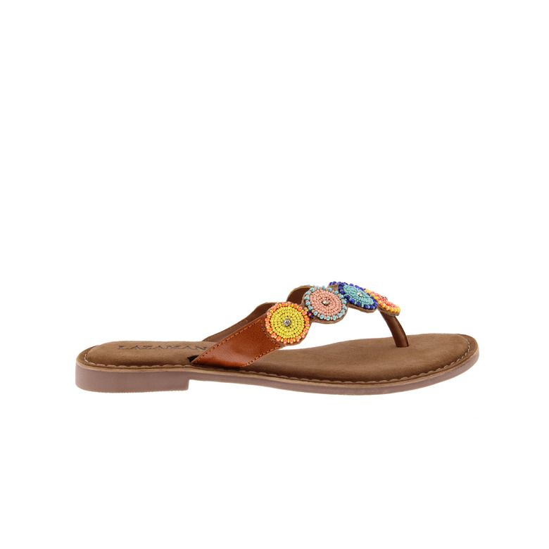 Lazamani thong slippers multicolor