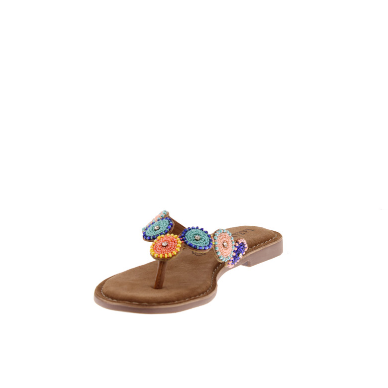 Lazamani thong slippers multicolor 3