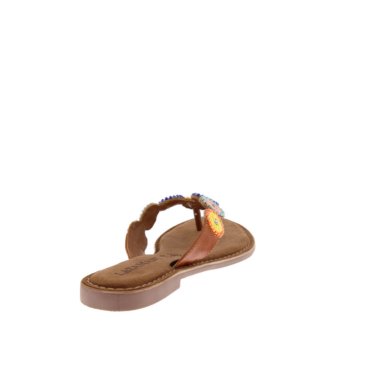 Lazamani thong slippers multicolor 4