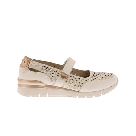 Pikolinos chaussures à velcro ecru