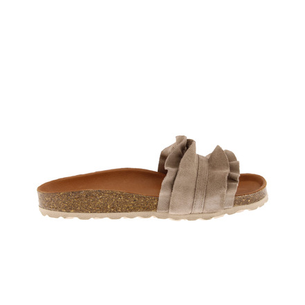 Verbenas thong slippers lightbrown