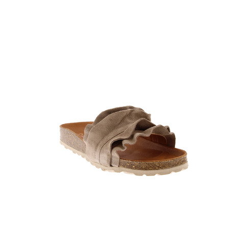 Verbenas thong slippers lightbrown