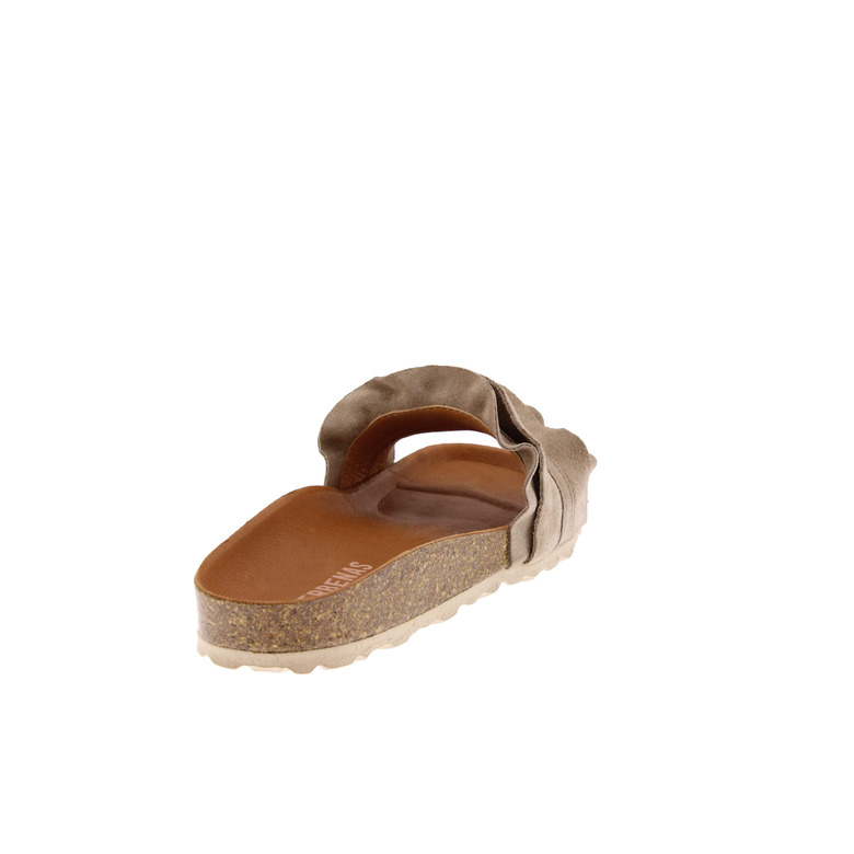 Verbenas thong slippers lightbrown 4