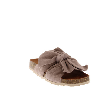 Verbenas thong slippers taupe