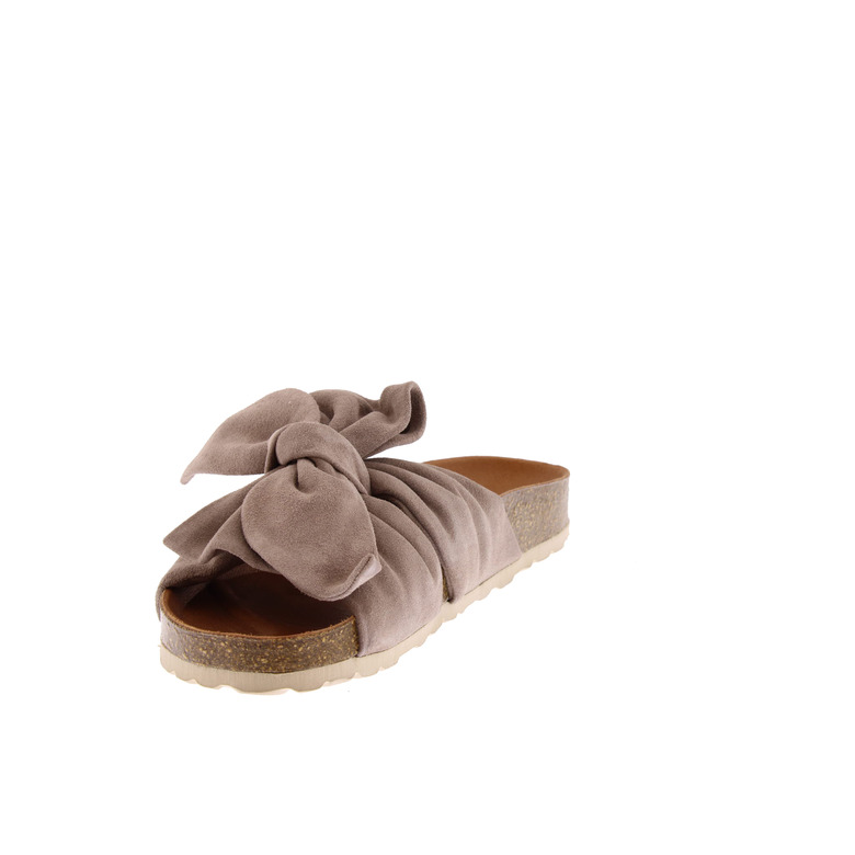 Verbenas thong slippers taupe 3
