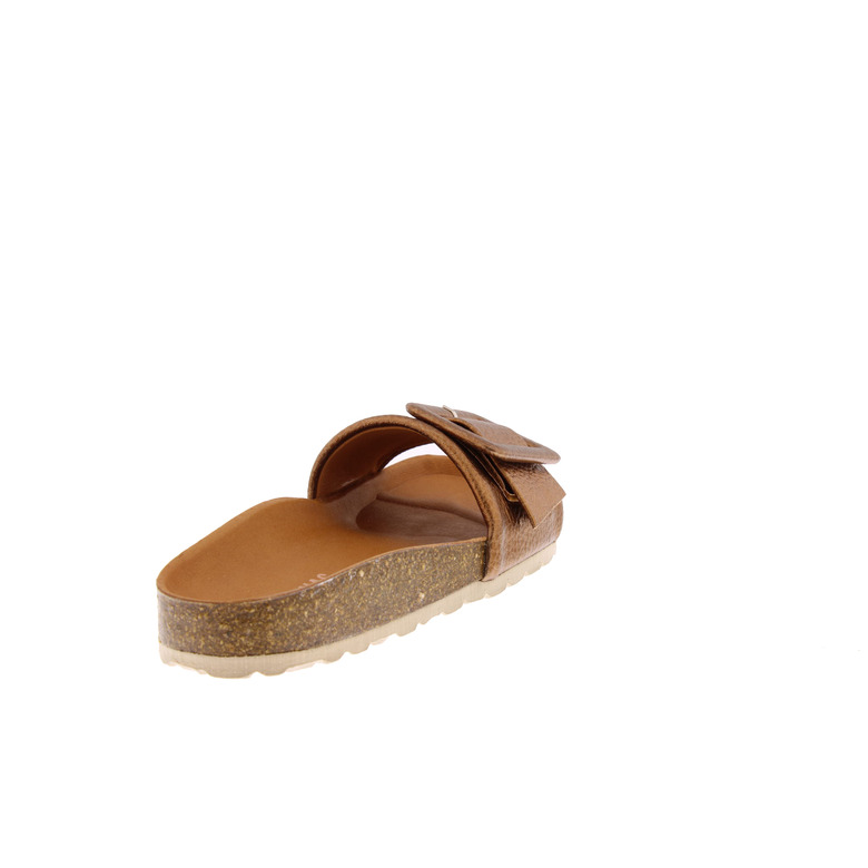 Verbenas thong slippers bronze 4