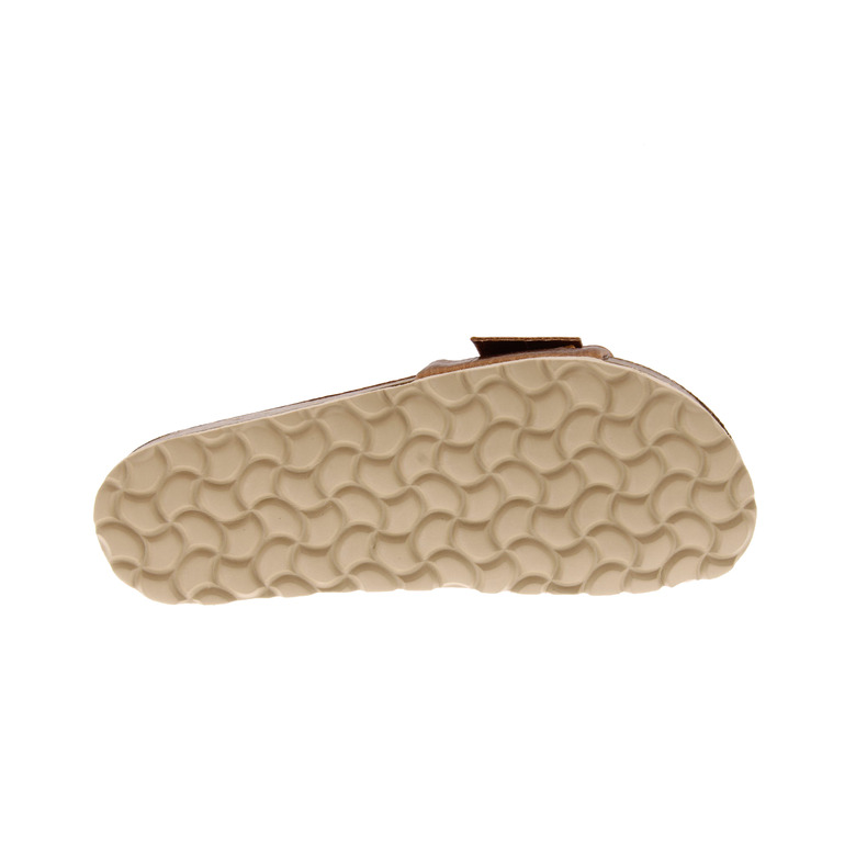Verbenas thong slippers bronze 5
