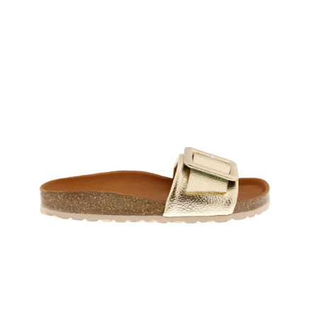 Verbenas thong slippers gold