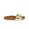 Verbenas thong slippers gold