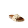 Verbenas thong slippers gold 2