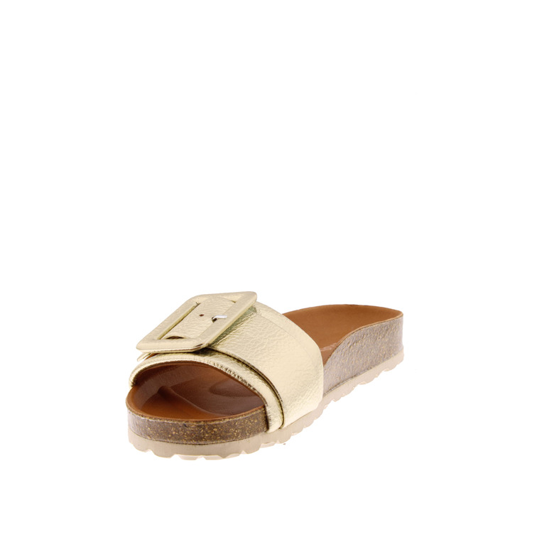 Verbenas thong slippers gold 3