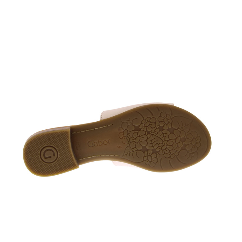 Gabor thong slippers ecru 5
