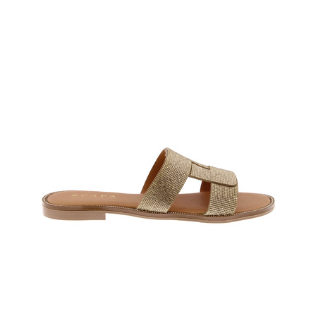 Scapa thong slippers gold