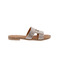 Scapa thong slippers silver 1