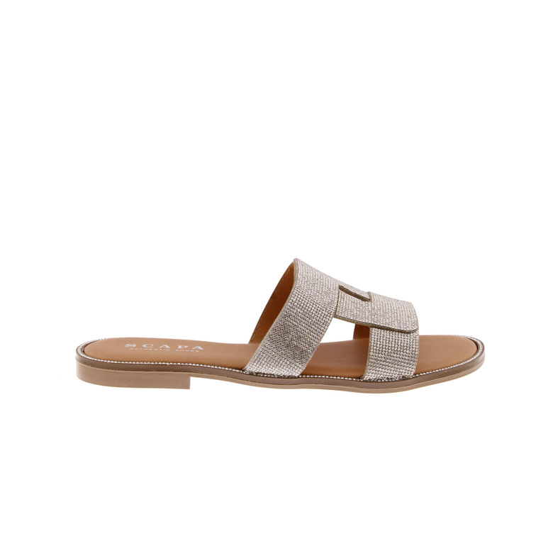 Scapa thong slippers silver