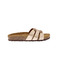 Scapa thong slippers gold 1