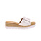 Gabor thong slippers white